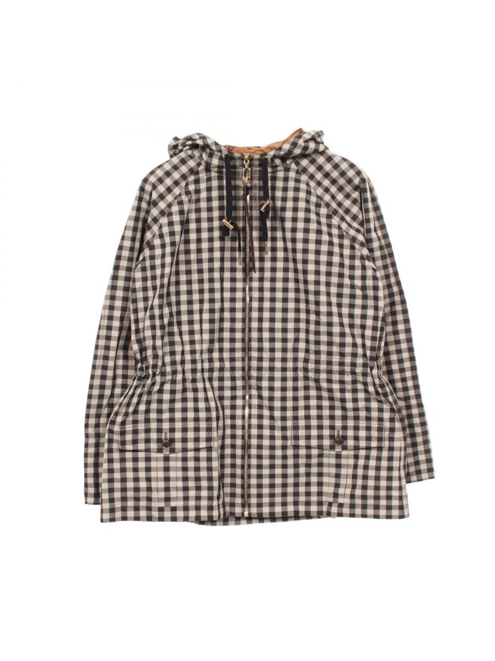 Louis Vuitton Nylon Jacket Monogram Gingham Check Hooded